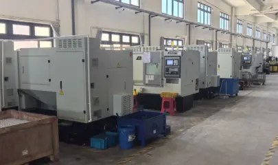 CNC machining equipment in the Taizhou spray equipment workshop